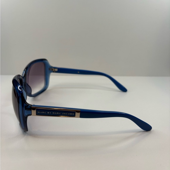 MARC JACOBS MMJ 370/S CLZ JJ 58•16•125 MARC JACOBS Blue Oversized Sunglasses - Picture 4 of 16